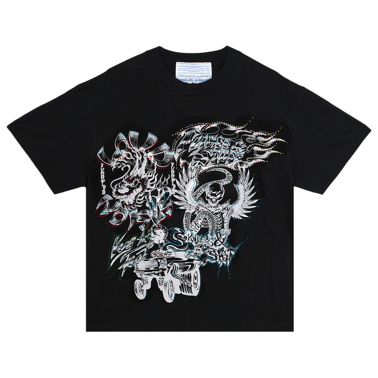 Jungles Flames N Stuff Tee "Black"