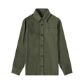 A.P.C. Basile Logo Overshirt "Forest Green"