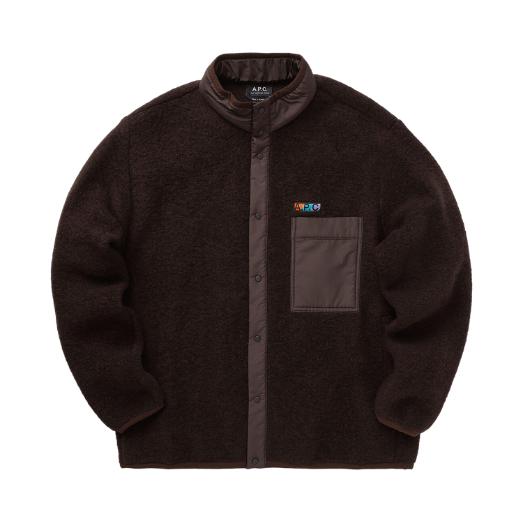 A.P.C. Ewan Jacket "Heather Chestnut Brown"
