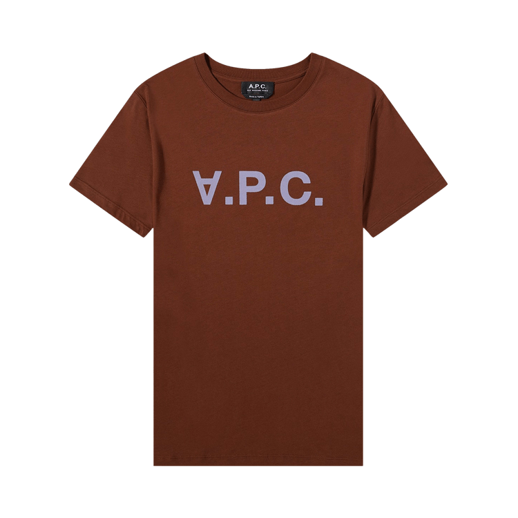 A.P.C. Color H T-Shirt "Chocolate"
