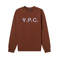 A.P.C. Logo Sweatshirt "Chocolate"