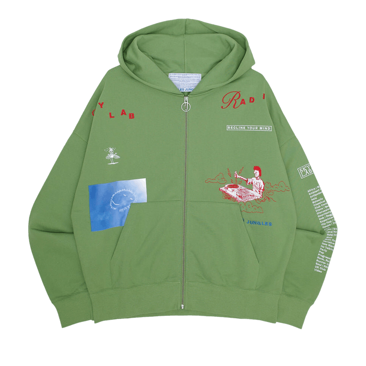 Jungles Skylab Radio Hoodie "Green"