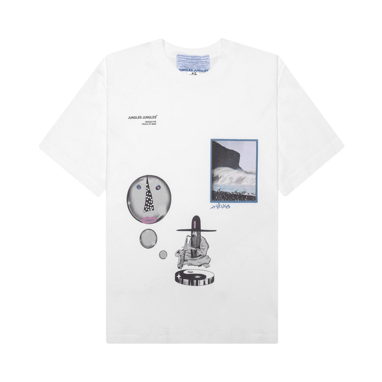 Jungles Design For Peace Of Mind Tee "White"