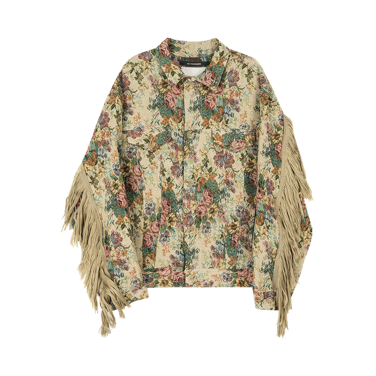 Song for the Mute Oversized Worker Jacket "Multicolor Flower"