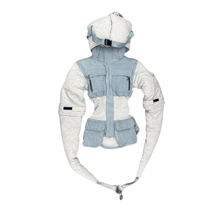 Anonymous Club Denim Uniform Puff Jacket "Light Denim"