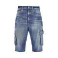 Martine Rose Denim Cargo Shorts "Blue"