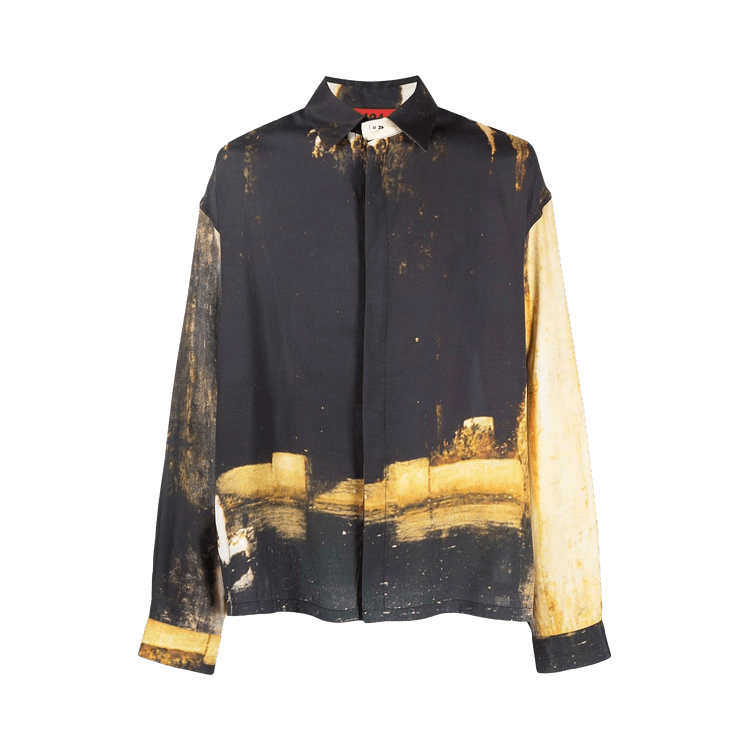 424 Photo Print Shirt "Black"