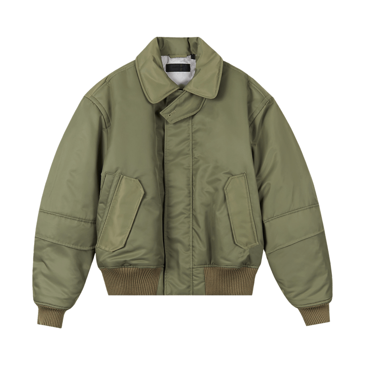 Helmut Lang Aviator Bomber Jacket "Green"