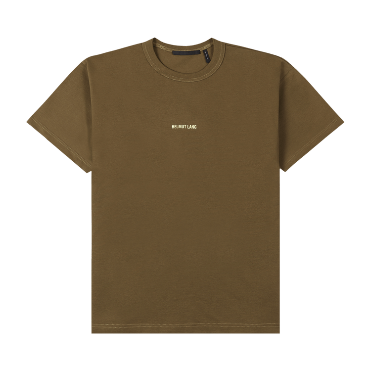 Helmut Lang Box Logo T-Shirt "Olive Green"