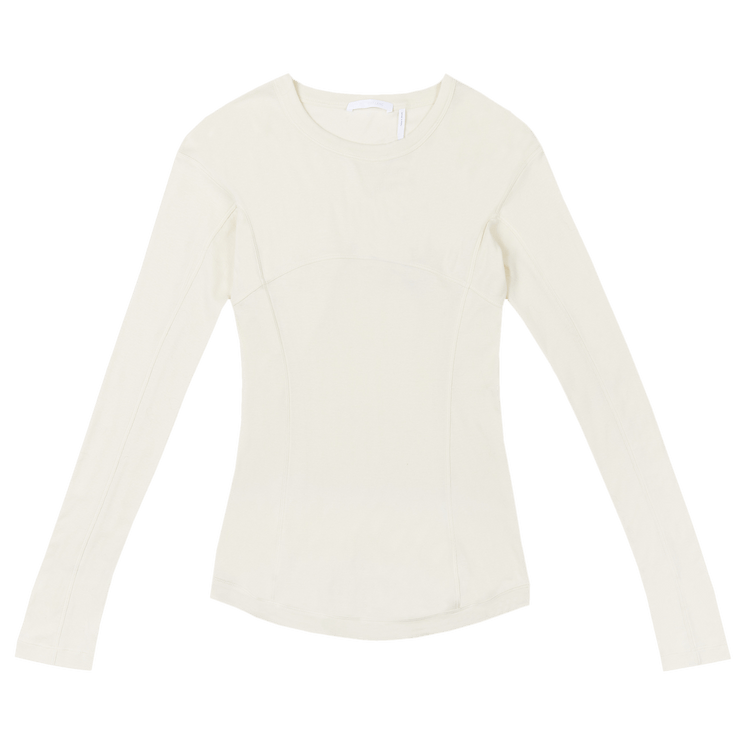 Helmut Lang Long-Sleeve Top "Beige"