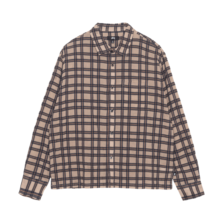 Stussy Sonoma Plaid Shirt "Tan"