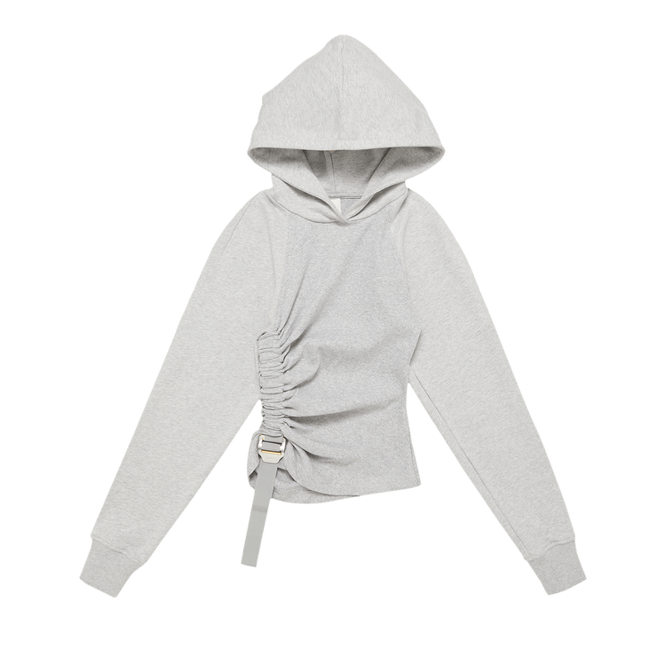 Dion Lee Safety Slider Hoodie "Grey Marle"
