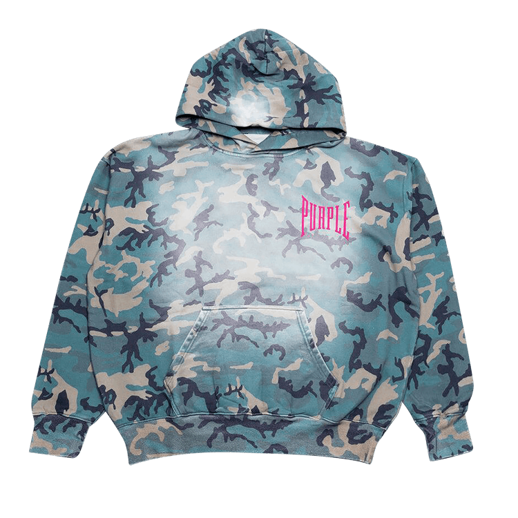PURPLE BRAND Faded Camo Hoodie "All Over Print"