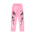 Hellstar Flame Sweatpants "Pink/Black"