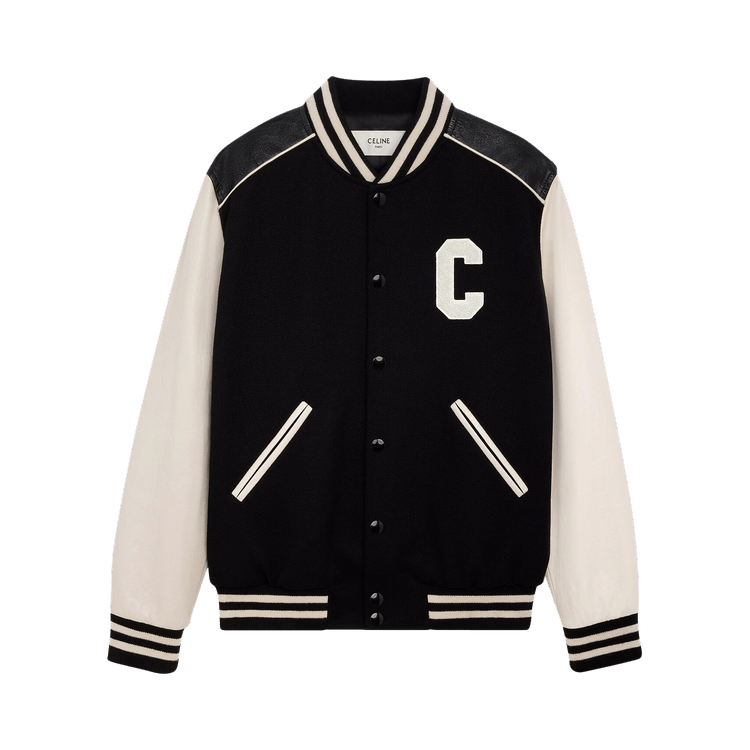 CELINE Classic Teddy Jacket "Noir/Jaune/Rouge"