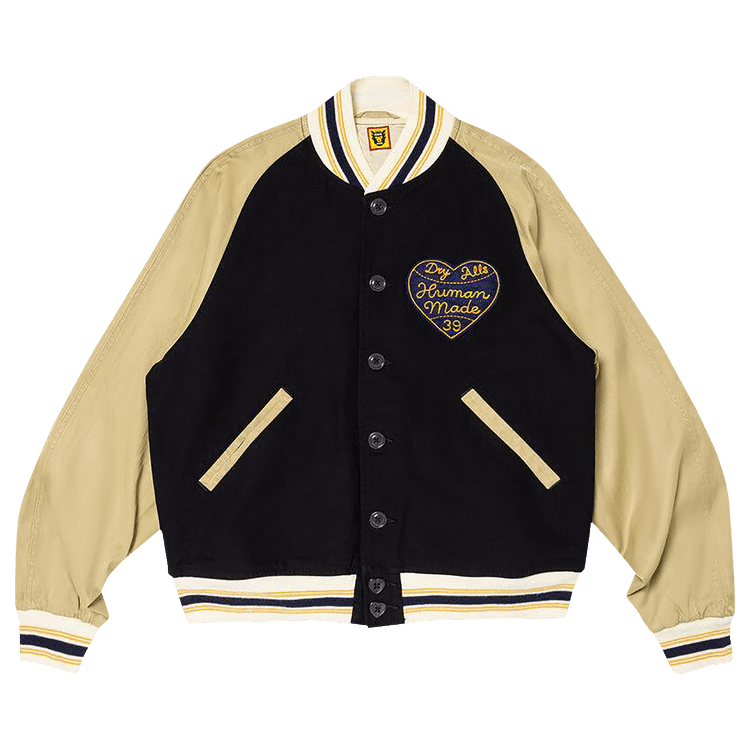 Human Made Baseball Jacket "Navy"