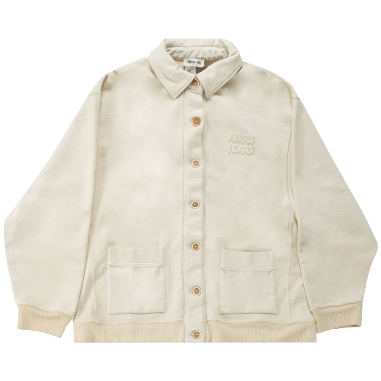 Miu Miu Felpa Old Jacket "White"