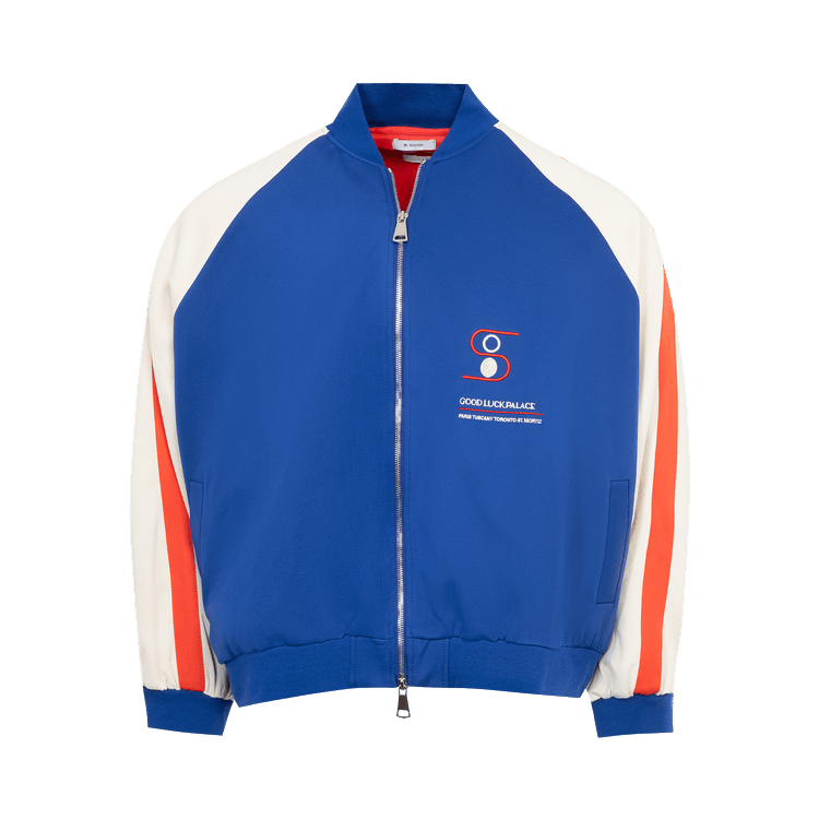 Mr. Saturday Track Jacket "Blue/Ecru"