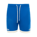 Mr. Saturday Knit Polo Short "Ecru/Blue"