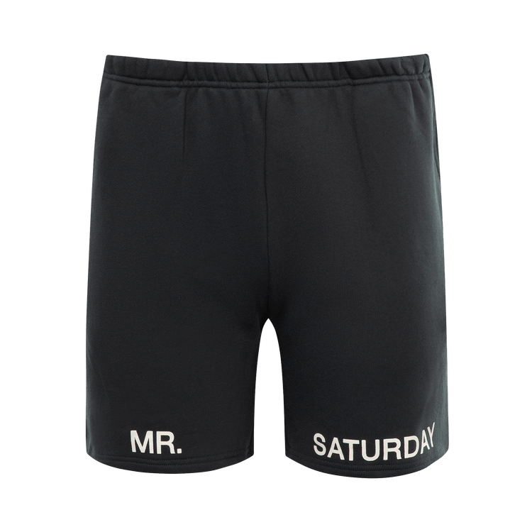 Mr. Saturday Core Sweat Short "Black"