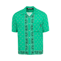Palm Angels Paisley Bowling Shirt "Green"