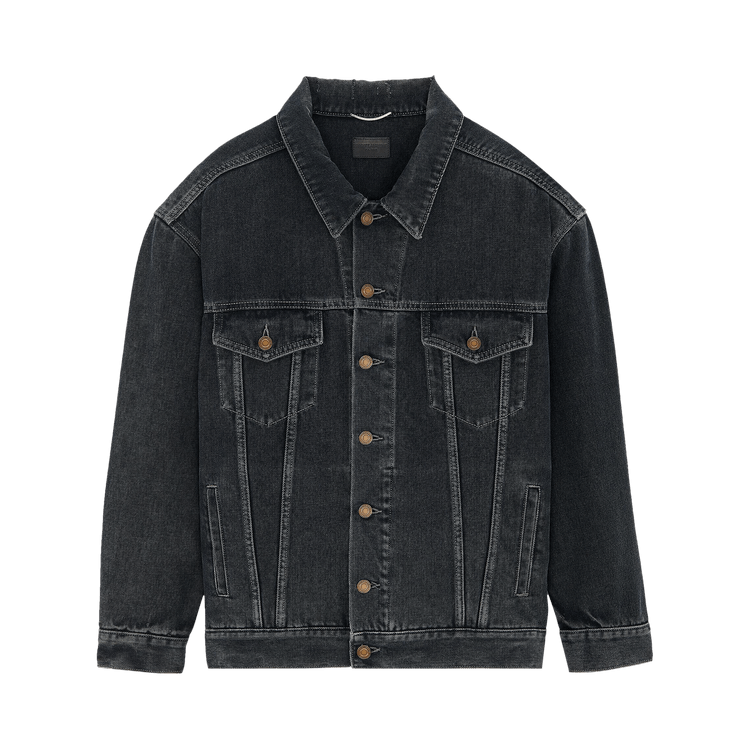 Saint Laurent Oversized Jacket "Dark Blue/Black"