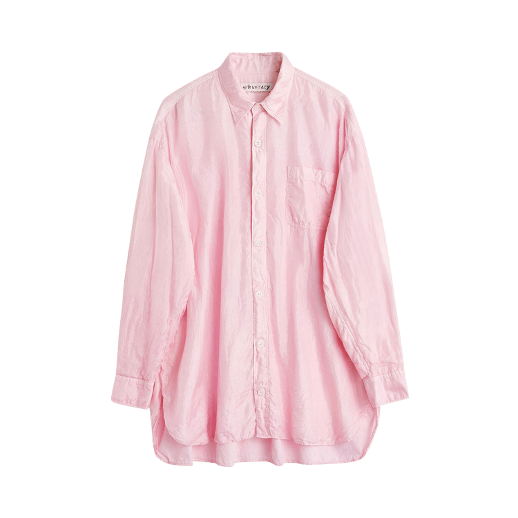 Our Legacy Oversize Silk Darling Shirt "Pink"