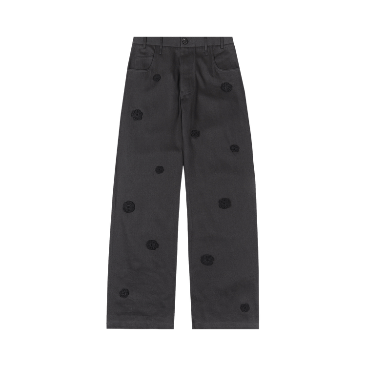 Song for the Mute Daisy Long Work Pants "Black"