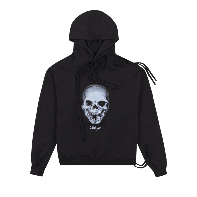 Ottolinger Deconstructed Skull Hoodie "Black"