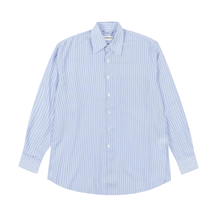 Our Legacy Fluid Tencel Above Button Down Shirt "Blue"