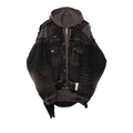 Maison Mihara Yasuhiro Double Layered Denim Hooded Jacket "Black"
