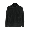 Pleats Please Issey Miyake Fluffy Basics Blouson "Black"