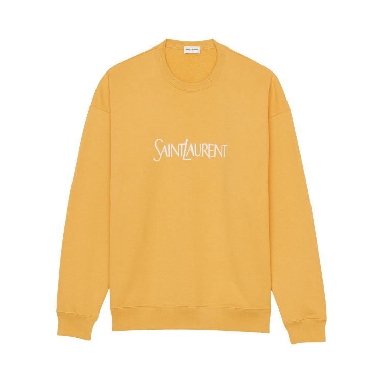 Saint Laurent Basic Sweater "Yellow/Natural"