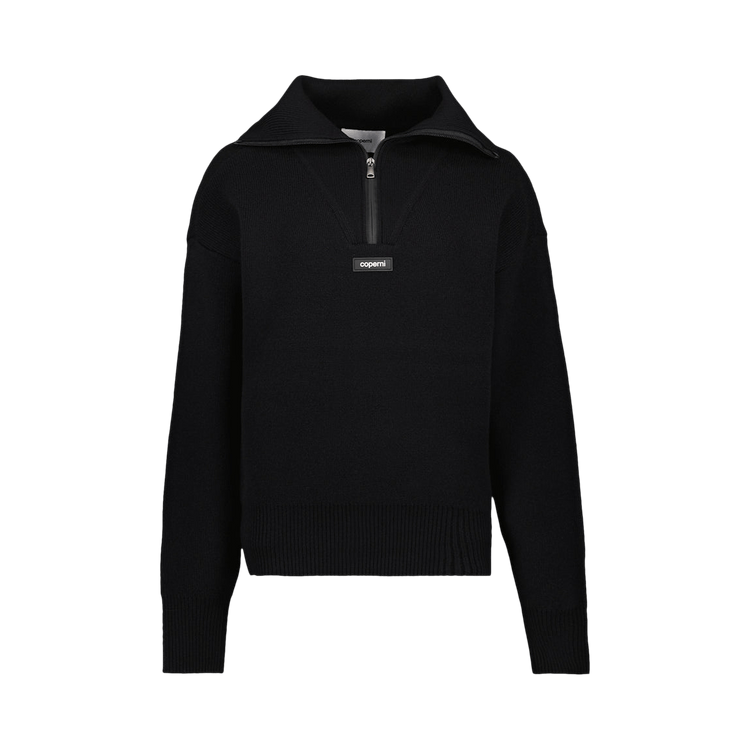 Coperni Half Zip Boxy Sweater "Black"
