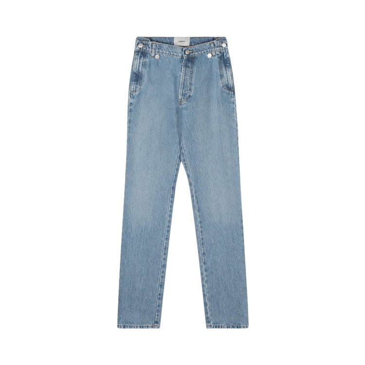 Coperni Open Hip Jeans "Washed Blue"
