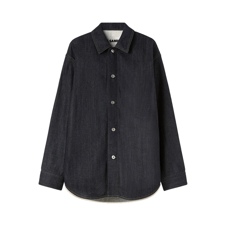 Jil Sander Denim Over Shirt "Dark Blue"