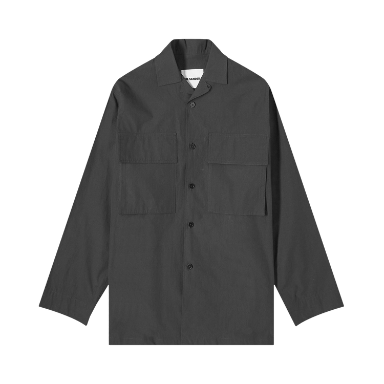 Jil Sander Plus Pocket Bowling Shirt "Black"