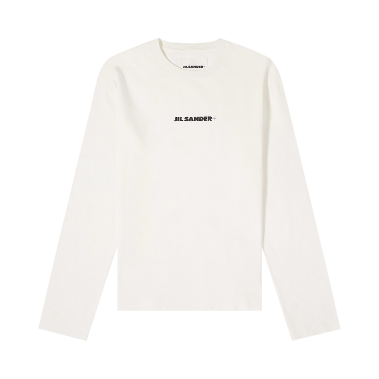 Jil Sander Crewneck Long-Sleeve T-Shirt "Milky"