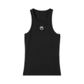 Marine Serre Organic Rib 2x2 Tank Top "Black"