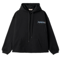 Marni Logo Cropped Hoodie "Black"