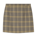 Marni Check Print Mini Skirt "Lemmon"