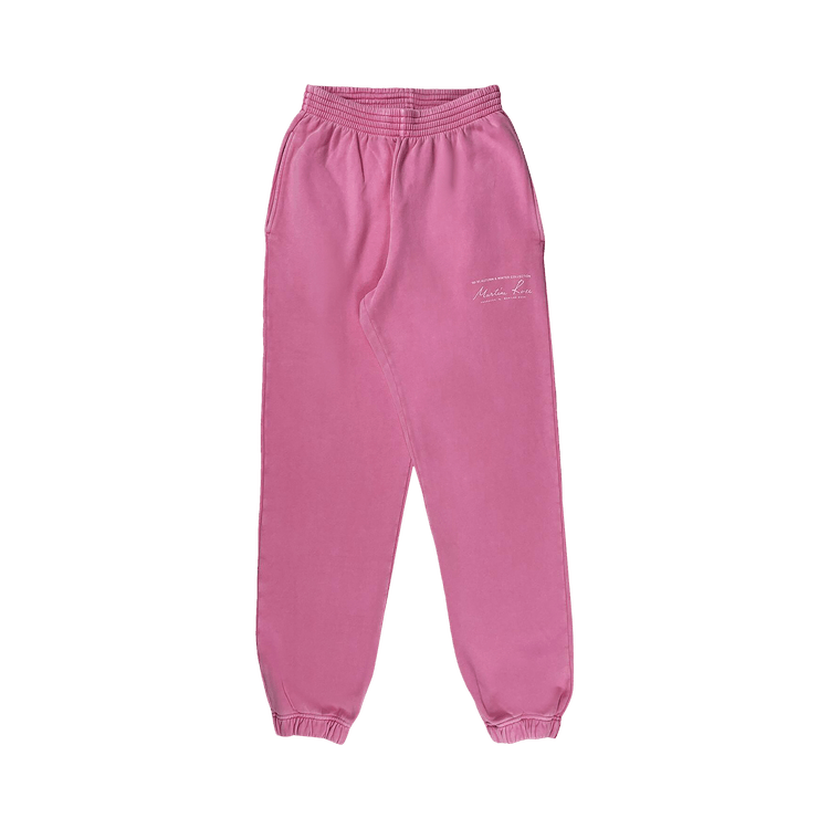 Martine Rose Slim Leg Trackpant "Pink"