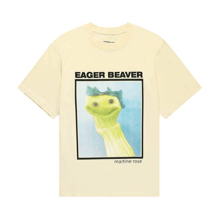 Martine Rose Classic T-Shirt "Vanilla"