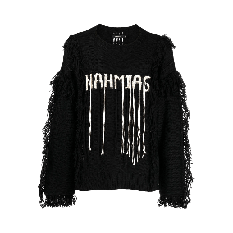 Nahmias Crewneck Poncho "Black"