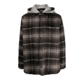 Nahmias Hooded Flannel Shirt "Brown"