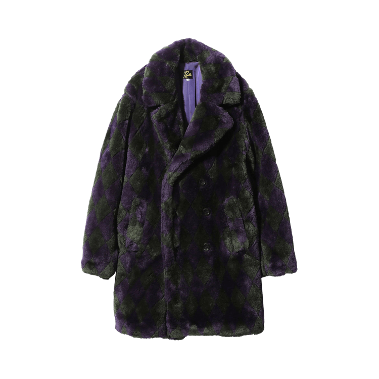 Needles Pea Coat "Green/Purple"