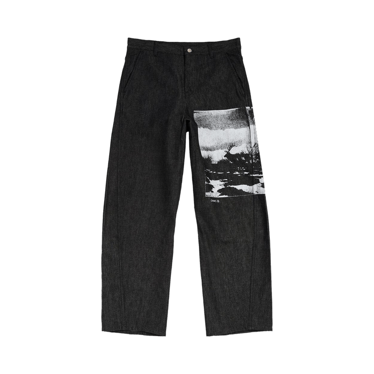 OAMC Tarn Denim Pants "White/Black"