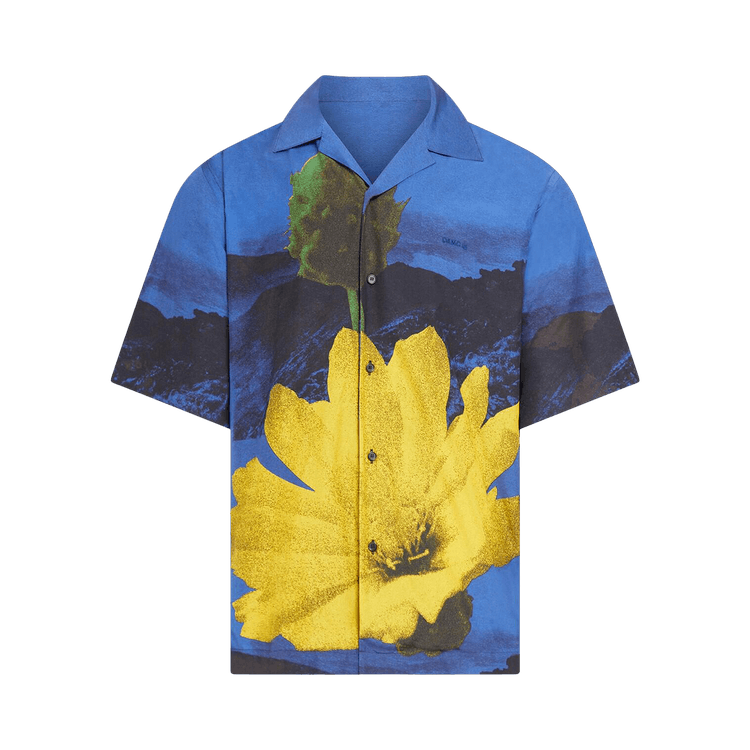 OAMC Kurt Floral Shirt "Blue"