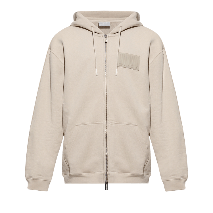 VTMNTS Big Rubber Patch Zip Up "Beige"