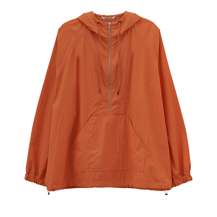 Auralee Zip Hoodie "Orange"